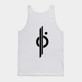 Halcyon Starship Logo (Black) Tank Top