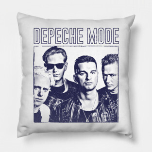Depeche Mode - Vintage 80s Aesthetic Original Design Pillow