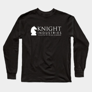 Knight Industries logo - Knight Rider Long Sleeve T-Shirt