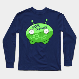 Fifty Percent of Cuteness Long Sleeve T-Shirt