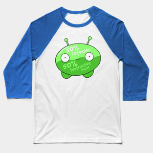 Fifty Percent of Cuteness Baseball T-Shirt