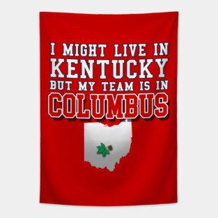 I might live in Kentucky but my team is in Ohio Tapestry