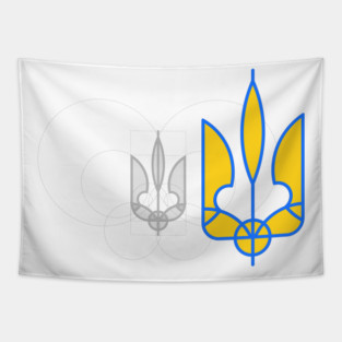 Ukrainian trident Tapestry