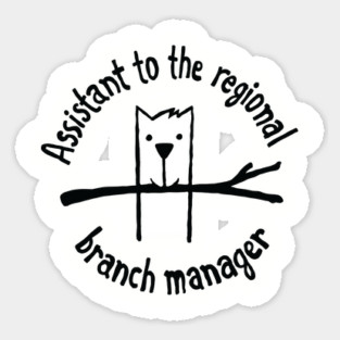Assistant to the regional branch manager Sticker