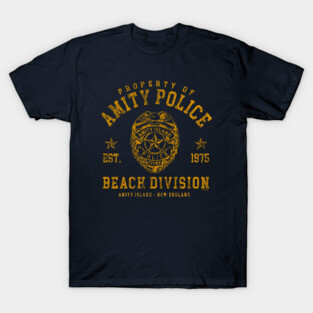 Amity Island Police Beach Division T-Shirt