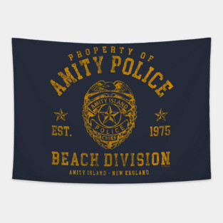 Amity Island Police Beach Division Tapestry