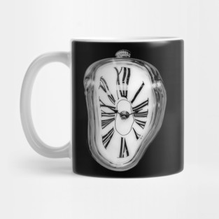 Surreal Melting Clock Mug