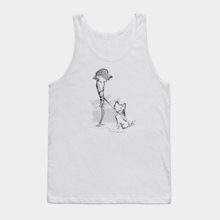 Walking the dog Tank Top