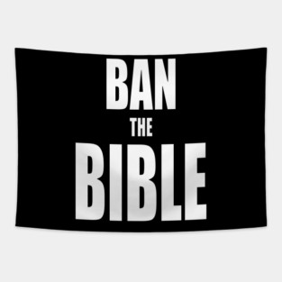 Ban the Bible Tapestry