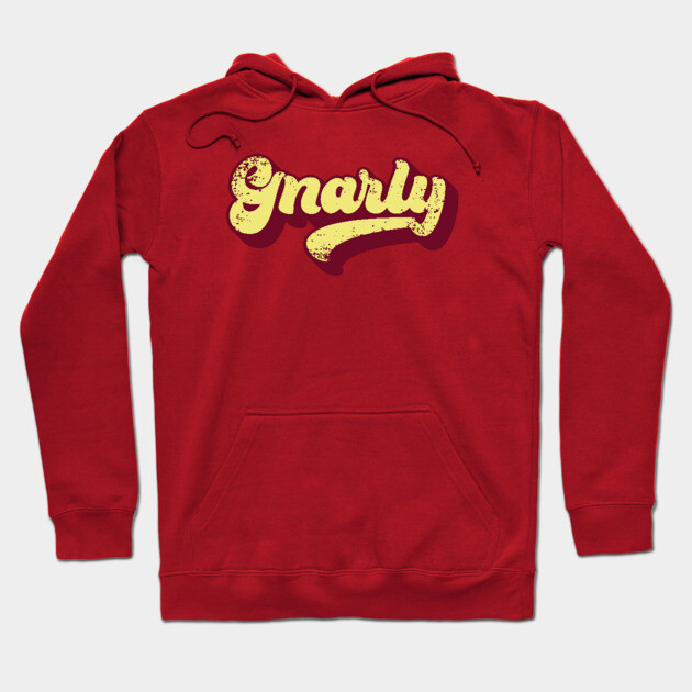 Gnarly Retro 70s Surf Hoodie by SpacePodTees