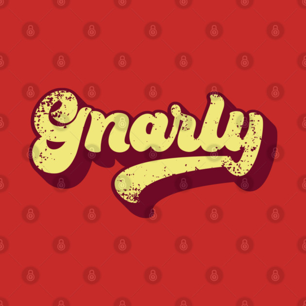 Gnarly Retro 70s Surf by SpacePodTees