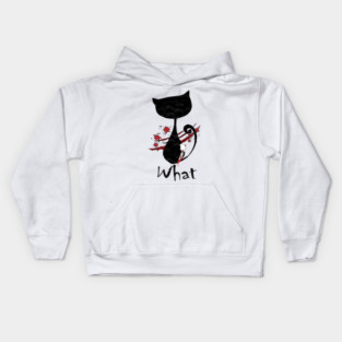 Cat What Murderous Black Kids Hoodie