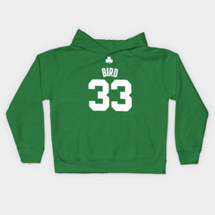 Larry Bird // Vintage Number Basketball Kids Hoodie