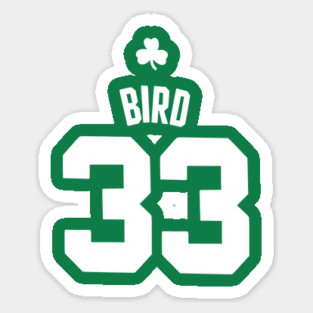 Larry Bird // Vintage Number Basketball Magnet