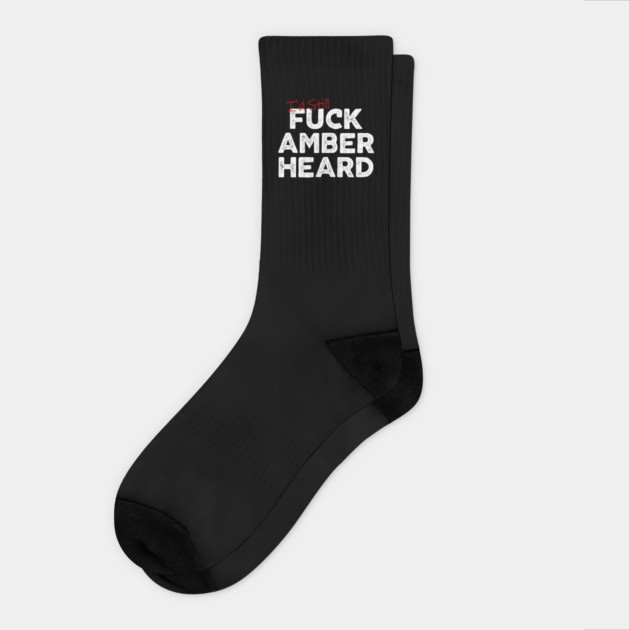 I'd Still Fuck Amber Heard Socks by belownormal