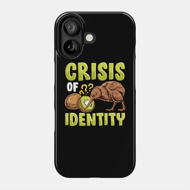 Same Name Crisis Identity Kiwi Fruit New Zealand Kiwi Bird Phone Case by belownormal