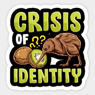 Same Name Crisis Identity Kiwi Fruit New Zealand Kiwi Bird Magnet