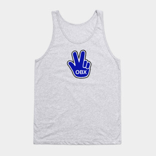 OBX Blue Hand Wave Tank Top