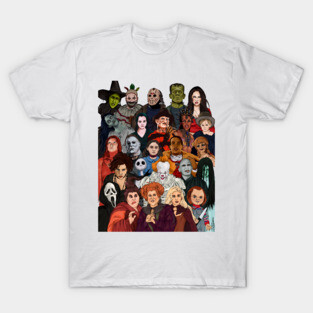 Horror Movie Characters T-Shirt