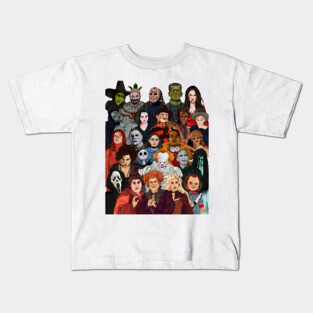 Horror Movie Characters Kids T-Shirt