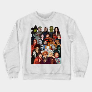 Horror Movie Characters Crewneck Sweatshirt