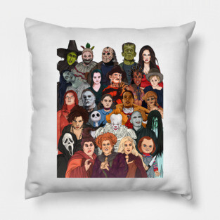 Horror Movie Characters Pillow