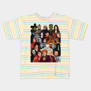 Horror Movie Characters Kids T-Shirt