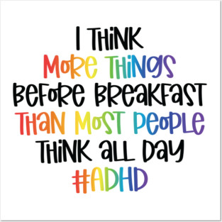 Adhd Posters and Art