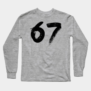 Number 67 Long Sleeve T-Shirt