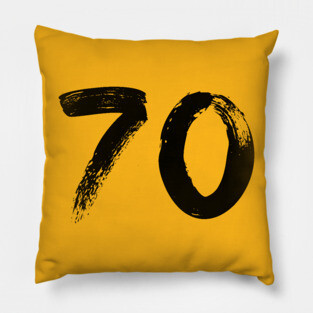 Number 70 Pillow