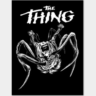 Spider head Posters and Art