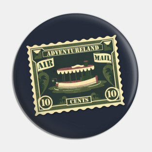 Adventureland Stamp Pin