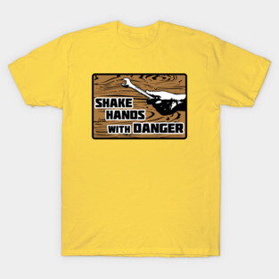 Shake Hands with Danger (Black Border) T-Shirt