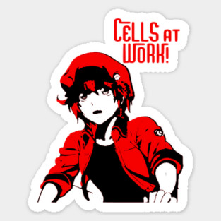 Red Blood Cell Hataraku Saibou Magnet