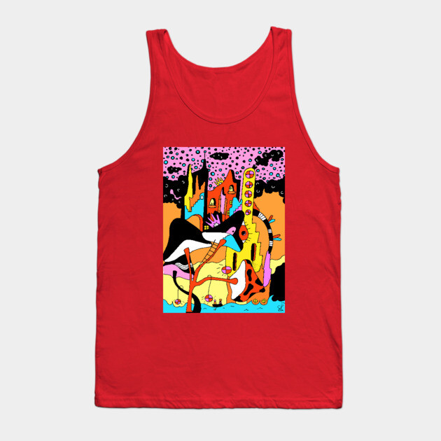 Mushroom Motel Tank Top by ShelbyWorks