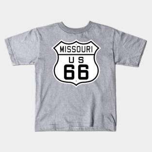 Missouri Route 66 Kids T-Shirt