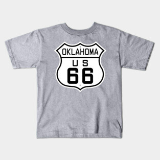 Oklahoma Route 66 Kids T-Shirt