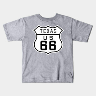 Texas Route 66 Kids T-Shirt