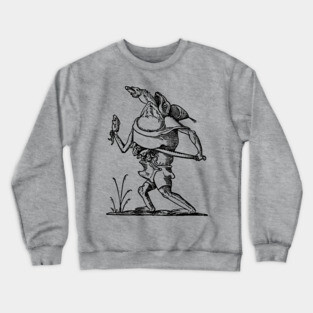 Grotesque #84 The Drolatic Dreams of Pantagruel (1565) Crewneck Sweatshirt