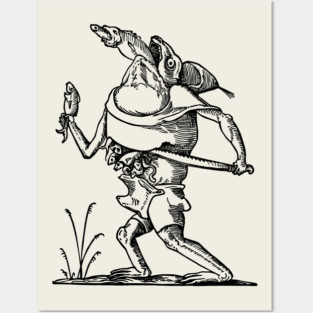 Grotesque #84 The Drolatic Dreams of Pantagruel (1565) Posters and Art