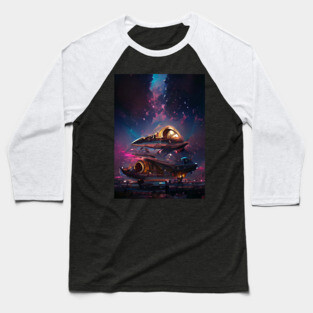 SpaceTravel Baseball T-Shirt
