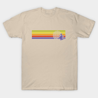Retro Dragon Stripes T-Shirt