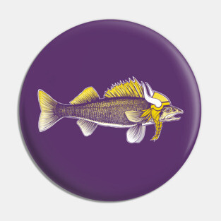 Minnesota Walleye Pin