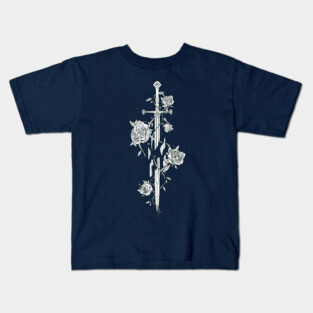 Roses of the Broken Sword Kids T-Shirt