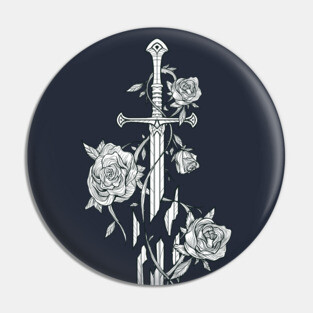 Roses of the Broken Sword Pin