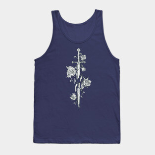 Roses of the Broken Sword Tank Top