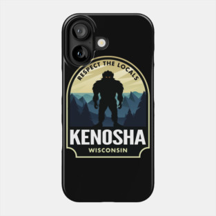 Kenosha Wisconsin Bigfoot Sasquatch Phone Case