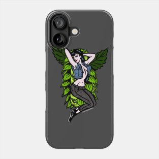 Winged Hop Pinup Phone Case