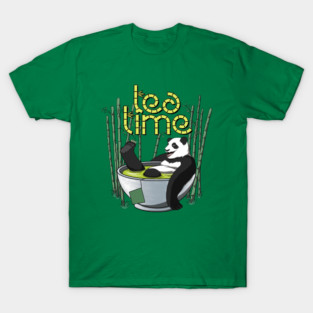 Tea Time Panda T-Shirt