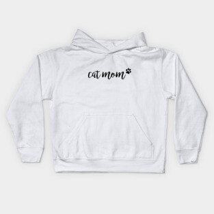 cat mom Kids Hoodie